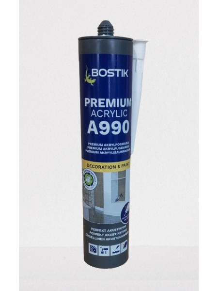 Герметик акриловый Bostik A990 PREMIUM ACRYLIС. 0,3л