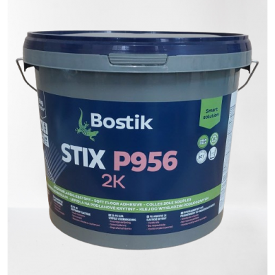 Двухкомпонентный особопрочный влагостойкий клей для ПВХ BOSTIK STIX P956 2K. 8кг