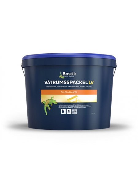Шпаклевка влагостойкая Bostik Vatrumspackel LV акриловая, 10 л
