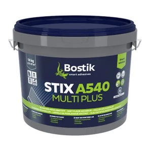 Bostik STIX A540 MULTI PLUS универсальный одноконпонентный акриловый клей с высокой начальной фиксацией. 14кг