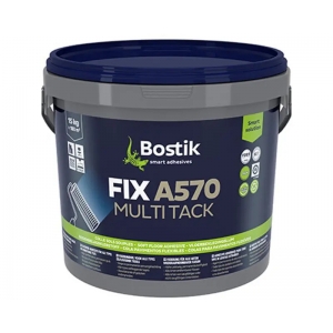 Bostik FIX A570 MULTI TACK, 15 кг. Клей-фиксатор для гибких напольных покрытий 