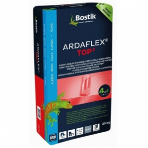 BOSTIK ARDAFLEX TOP2 высокоэластичный непылящий цементный клей для плитки и керамогранита. 25кг