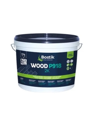 Bostik WOOD P918 2K. 8кг двухкомпонентный полиуретановый клей для паркета 