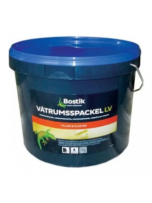 Bostik Vatrumspackel LV акриловая, 10 л шпаклевка влагостойкая 