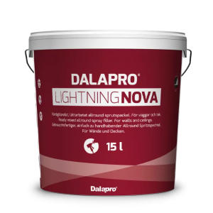 DALAPRO LIGHTNING NOVA 15л (18кг) полимерная шпаклевка для механизированого и ручного нанесения 