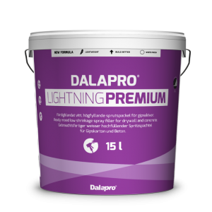 DALAPRO LIGHTNING PREMIUM 15л (15кг) премиальная полимерная шпаклевка 