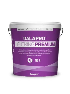 DALAPRO LIGHTNING PREMIUM 15л (15кг) премиальная полимерная шпаклевка 