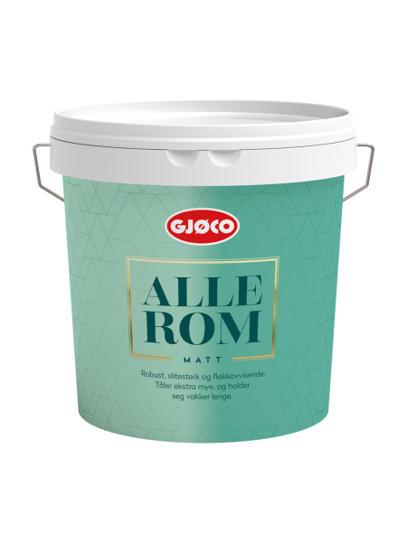 Краска GJOCO ALLE ROM особопрочная матовая краска, 9 л