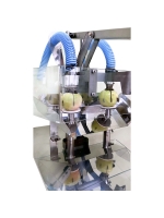Производственная машина для удаления сердцевины яблока, груши и их нарезки дольками КВ-100