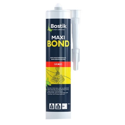 Клей универсальный высокопрочный Bostik Maxi Bond, белый, 0,29 л