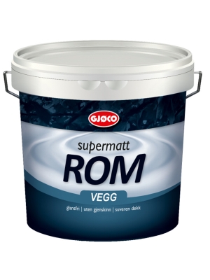 Акриловая краска для потолков Gjoco Supermatt Rum  01 ( C), 9 л
