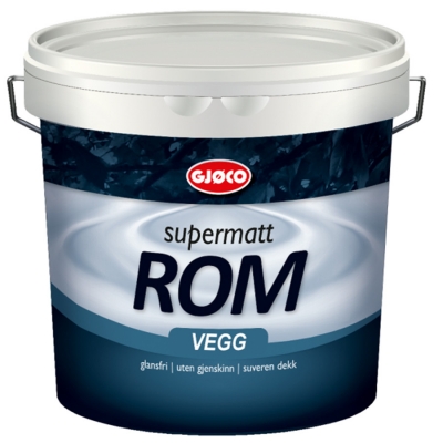 Gjoco Supermatt Rum  01 (С), 9 л. Акриловая краска для потолков 