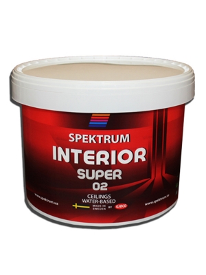 Краска интерьерная Spektrum Interior 02 Super White (vit) супербелая, 10 л
