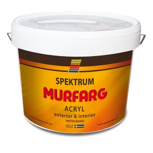 Spektrum Murfarg (С), 9 л. Краска фасадная для наружных работ по штукатурке 