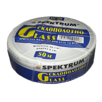 Лента армирующая для гипсокартона Spektrum SN40 из стеклохолста (0,05 х50 м)
