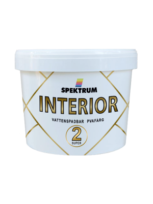 Spektrum Interior 02 Super White (vit) супербелая, 10 л. Краска интерьерная 
