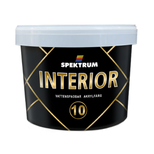 Spektrum Interior 10 (vit), 9 л. Краска интерьерная 