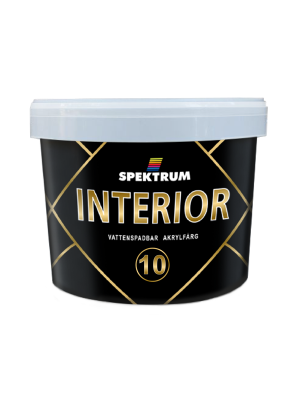 Spektrum Interior 10 (vit), 9 л. Краска интерьерная 