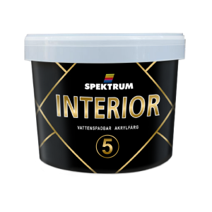 Spektrum Interior 05 (vit) матовая, 9 л. Интерьерная краска для стен и потолков 