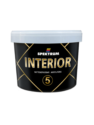 Spektrum Interior 05 (vit) матовая, 9 л. Интерьерная краска для стен и потолков 