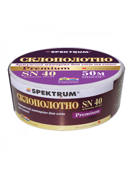 Лента армирующая для гипсокартона Spektrum SN40 из стеклохолста (0,05 х50 м)